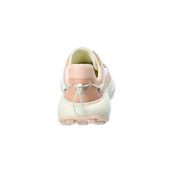 Stuart Weitzman SW 1 Leather & Suede Sneaker - Picture 3 of 5